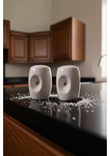 Bianco Perla Tuzluk ve Biberlik Seti - 7 cm