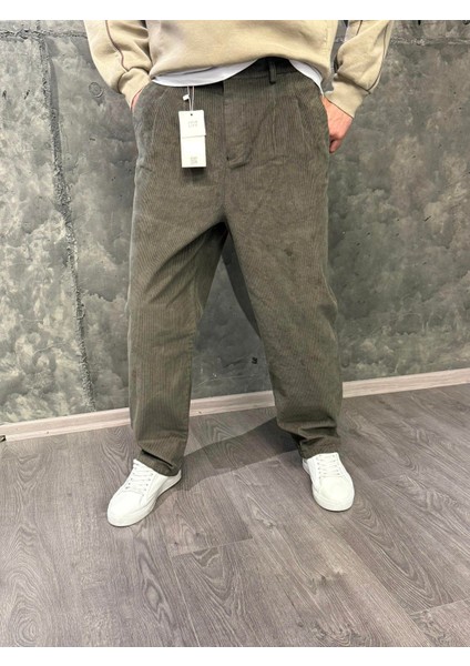 Atlanta Street Fitilli Kadife Jean Pantolon. Baggy Fit. Rahat Kesim Erkek Pantolon fiyatları
