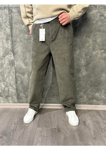 Atlanta Street Fitilli Kadife Jean Pantolon. Baggy Fit. Rahat Kesim Erkek Pantolon modelleri