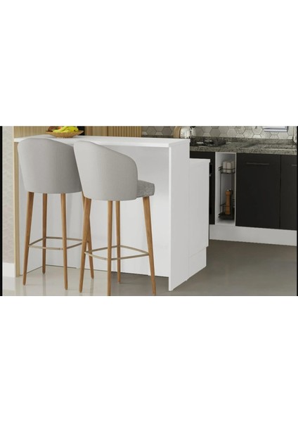 Victor Mutfak Adası Alt Modül 120 Cm- Tezgah Dahil-Çok Amaçlı Dolap-Alt Modül-2 Kapaklı 3 Çekmeceli indirimleri