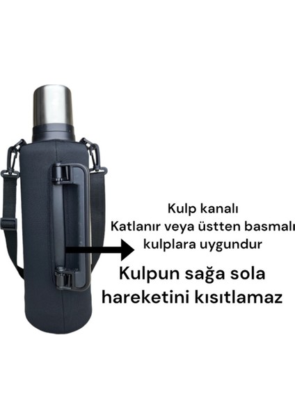 Neopren Termos Çantası ve Omuz Askılı - 2.3 Litre ve 1.9 Lt Klasik Çanta Dayanıklı Koruyucu Kılıf Bags
