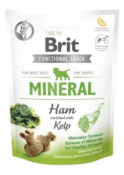 Brit Mineral Jambon ve Deniz Yosunlu Yavru Köpek Ödül Maması 150GR