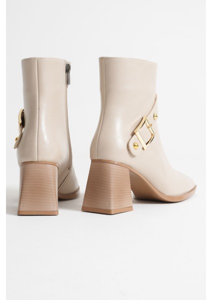 Vera Kadın Bej Topuklu Bot indirimleri