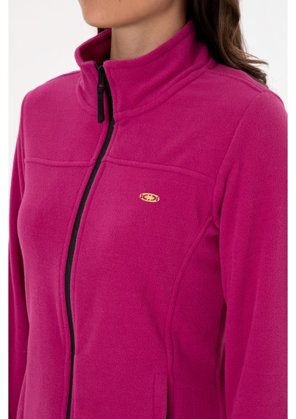 Kadın Fuşya Hırka (Örme) 50316729-VR023