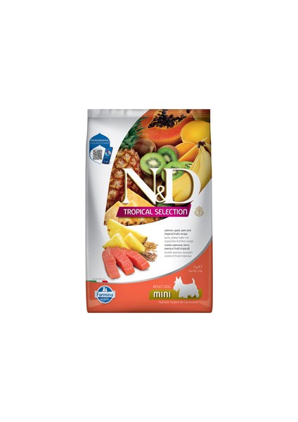 Nd Tropical Selection Somonlu ve Tropikal Meyveli Mini Irk Yetişkin Köpek Maması 5kg