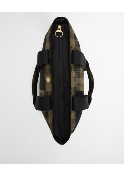 Mya Patchwork Kol Çantası BK11 Black/olive Check