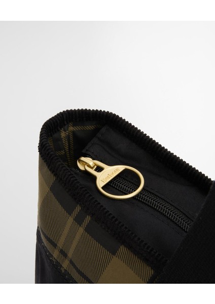 Mya Patchwork Kol Çantası BK11 Black/olive Check