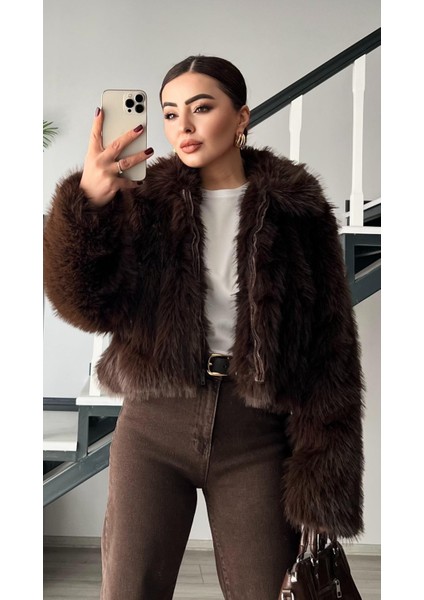 Acı Kahve Kürk Ceket