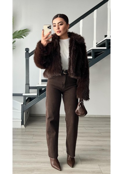 Acı Kahve Kürk Ceket indirimleri