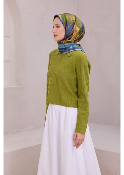 Ekose Kemer Desen Ipek Twill Eşarp 4206D01 fiyatları