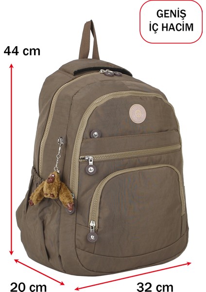 Maymuncuklu Okul Çantası Geniş Iç Hacim Yandan Cepli Çok Bölmeli Ortopedik fiyatları