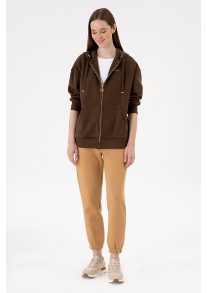 Kadın Kahverengi Sweatshirt 50314130-VR029 fırsatları