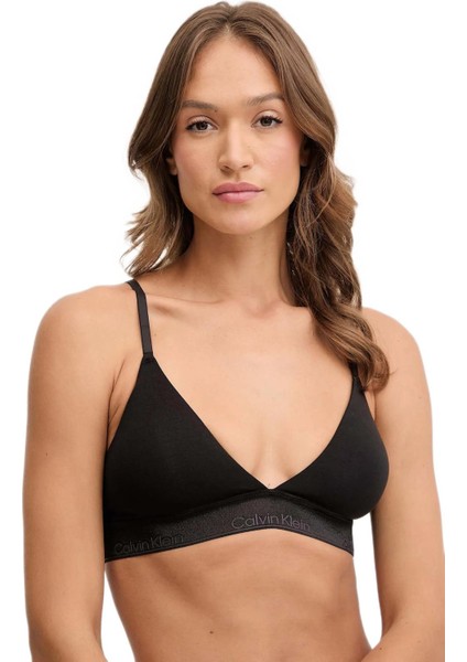 Kadın Siyah Lightly Lined Üçgen Bralet LV00QF8548
