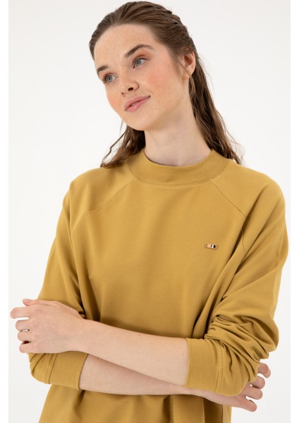 Kadın Petrol Sweatshirt 50313610-VR151 fiyatları