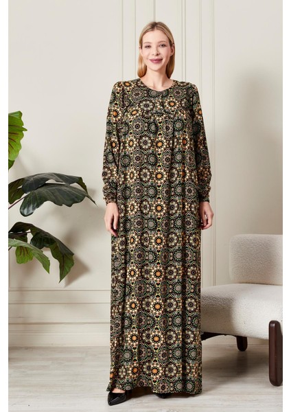Kadın Büyük Beden Robalı Elbise