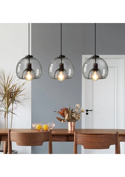 CT-4354 6W Rustik LED G95 Glop Ampul Günışığı 3200K E27 Duy Dekoratif Filament Lamba