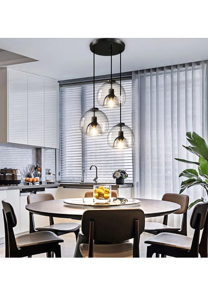 CT-4354 6W Rustik LED G95 Glop Ampul Günışığı 3200K E27 Duy Dekoratif Filament Lamba