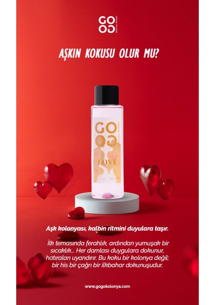 Gogo Love Kolonya 250ML Pet Şişe fiyatları