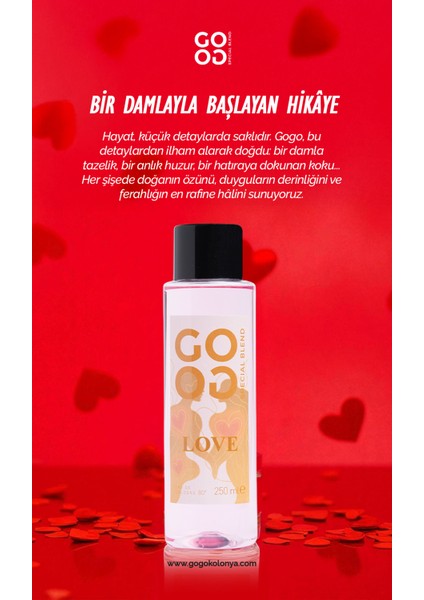 Gogo Love Kolonya 250ML Pet Şişe modelleri