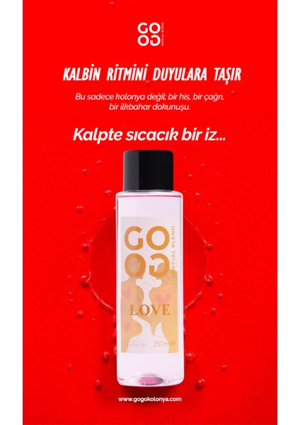 Gogo Love Kolonya 250ML Pet Şişe fırsatları