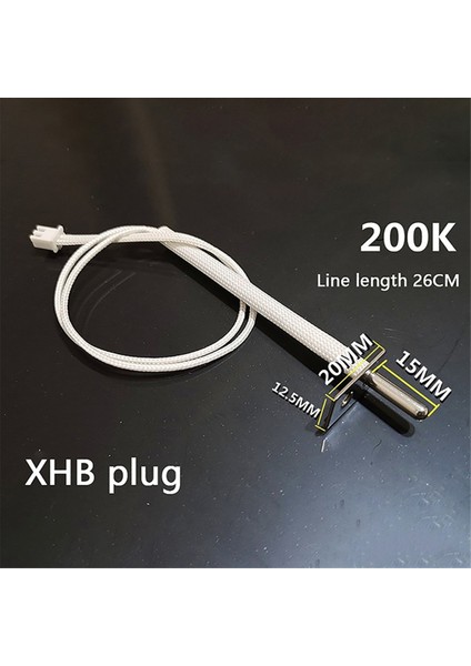 Sıcaklık Sensörü Probu 200K Termostat Ntc Sıcaklık Sensörü Hava Fritözü Hava Fritözü Yedek Parçaları (Yurt Dışından) fiyatları