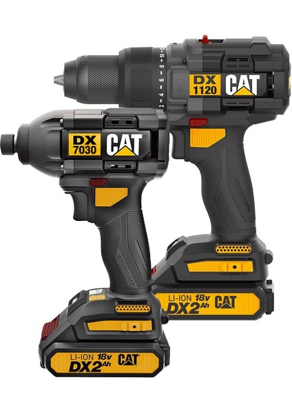 DXK201 18VOLT/2.0AH Li-Ion Çift Akülü Kömürsüz Profesyonel Şarjlı Darbeli Matkap + DX7030 + DA01903 Kombo Set fiyatları