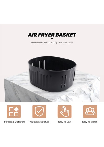 Power Xl Dash Gowise Usa Cozyna 5.5qt Hava Fritözü Için Hava Fritözü Yedek Sepeti, Hava Fritözü Aksesuarları Siyah (Yurt Dışından) fırsatları