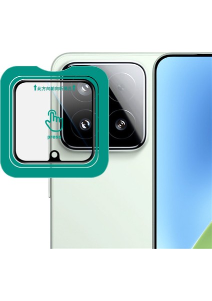 2 Adet Xiaomi 15 Kamera Lens Koruyucu Temperli Cam Lens Filmi (Yurt Dışından)