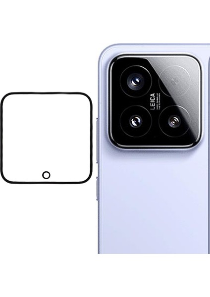 2 Adet Xiaomi 15 Kamera Lens Koruyucu Hızlı Konumlandırma Ipek Baskı Lens Filmi (Yurt Dışından)
