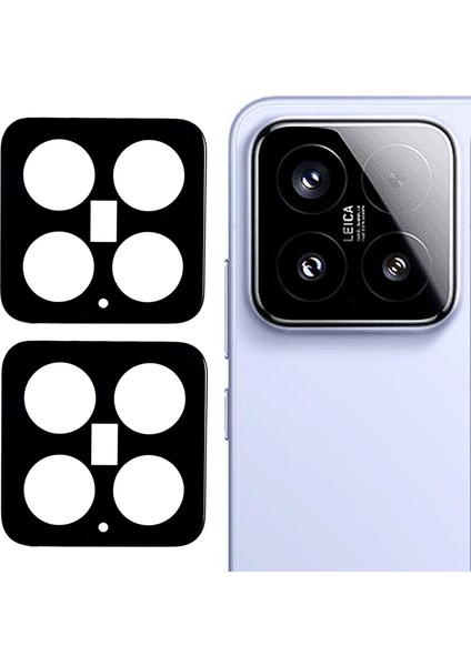 4 Adet Xiaomi 15 Kamera Lens Koruyucu Ipek Baskılı Temperli Cam Arka Lens Filmi (Yurt Dışından)