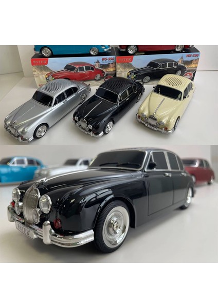 Taşınabilir Bluetooth Ws-596 Kablosuz Hoparlör Araba Şekli Klasik Roadster Tws/Tf Kart/Usb-C Oynatma Krem 10w Radyo Spiker