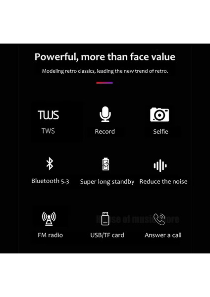 Taşınabilir Bluetooth Ws-596 Kablosuz Hoparlör Araba Şekli Klasik Roadster Tws/Tf Kart/Usb-C Oynatma Krem 10w Radyo Spiker