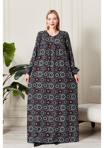 Kadın Büyük Beden Robalı Elbise