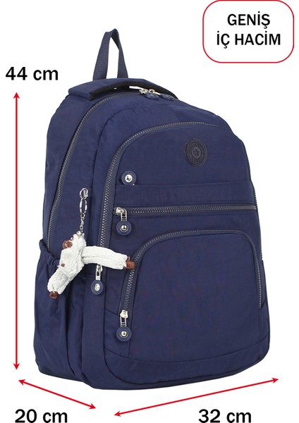 Maymuncuklu Okul Çantası Geniş Iç Hacim Yandan Cepli Çok Bölmeli Ortopedik fiyatları