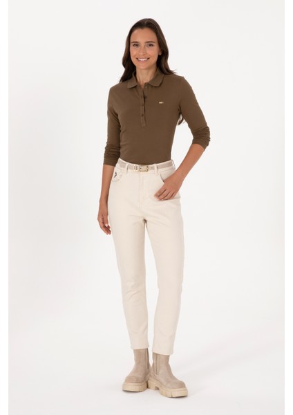 Kadın Haki Sweatshirt 50313593-VR027 fırsatları
