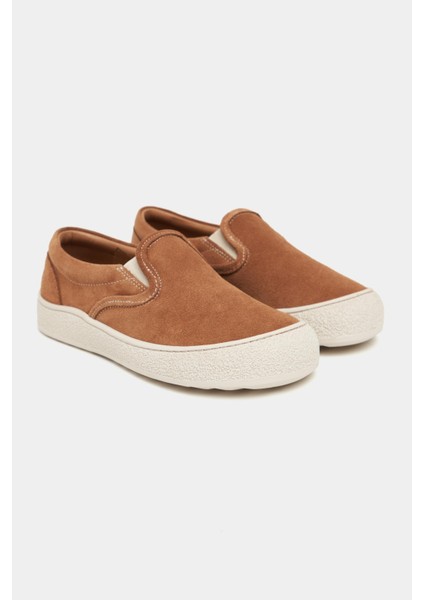 Zeta Taba Hakiki Süet Slip-On Sneaker Kadın Ayakkabı fiyatları