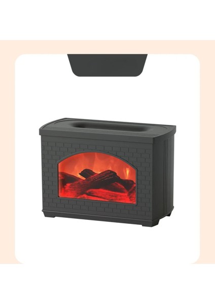 270 ml Doublespray Oda Hava Nemlendirici Işıklı Şömine Tasarım Aroma Terapi Nemlendirici fırsatları