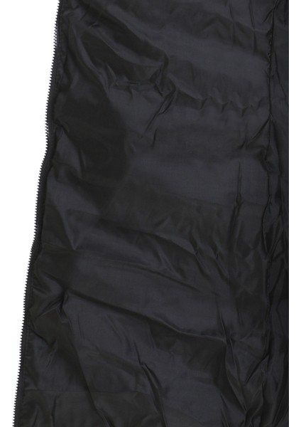 Kapüşonlu Fermuarlı Şişme Yelek 0169B-01 Siyah indirimleri