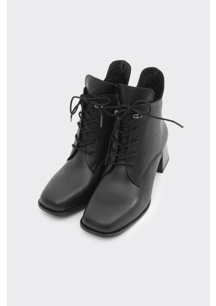 Topuklu Hakiki Deri Fermuarlı Kadın Bot fiyatları