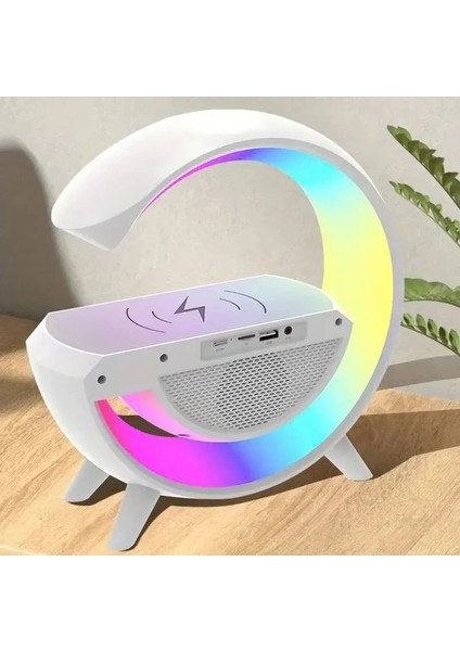 HS-5214 Helios Ses Bombası Rgb Table Lamp Radyo ve Masa Lambası