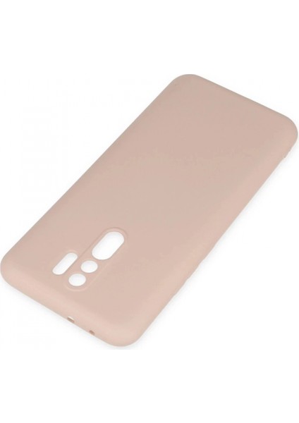 Xiaomi Redmi 9 Kılıf Nano Içi Kadife Silikon - Pudra modelleri