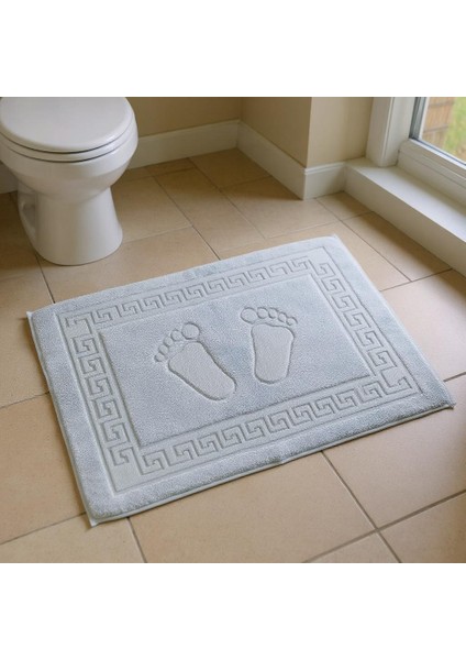Mavi Greek Ayak Havlusu - 50X70 Cm, 245 Gr, %100 Pamuk, Spa ve Otel Banyo Paspası, Günlük Kullanıma Uygun fiyatları