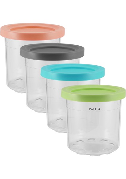 Ninja Creami Pints NC301 NC300 NC299AMZ Serisi Dondurma Makinesi Için Kapaklı Dondurma Kapları ve Dondurma Kapları (Yurt Dışından) modelleri