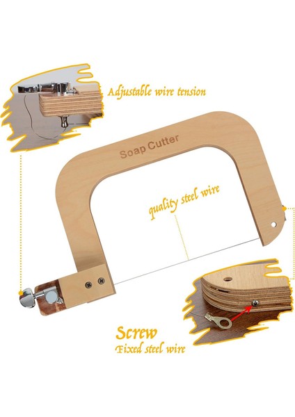 15 Adet Sabun Kesici Yedek Tel, Paslanmaz Çelik Dilimleyici Tel Sabun Telleri Peynir Dilimleyici Kesici Teller (Yurt Dışından) indirimleri