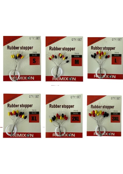 7015 Kauçuk Misina Stoperi 12 Adet