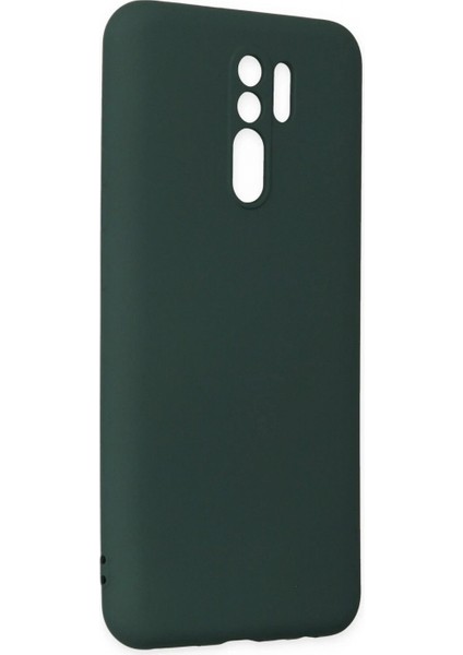 Xiaomi Redmi 9 Kılıf Nano Içi Kadife Silikon - Koyu Yeşil fiyatları