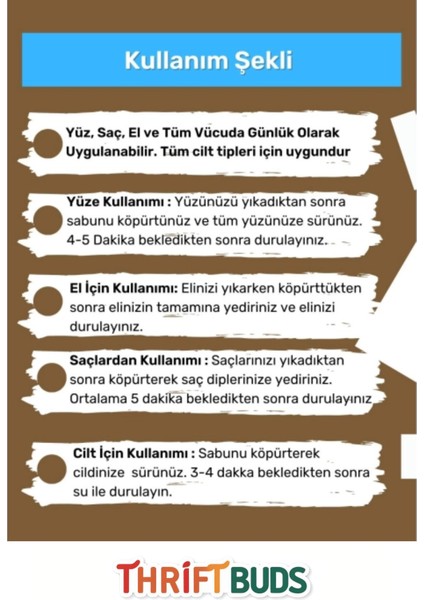 Lüksgüzel Kokulu %100 Doğal El Saç Yüz Vücut Cilt Orijinal Bitkisel Kekik Sabunu 120G - 1 Adet fırsatları