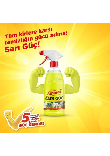 Sarı Güç Ultra Yağ Çözücü 1 lt