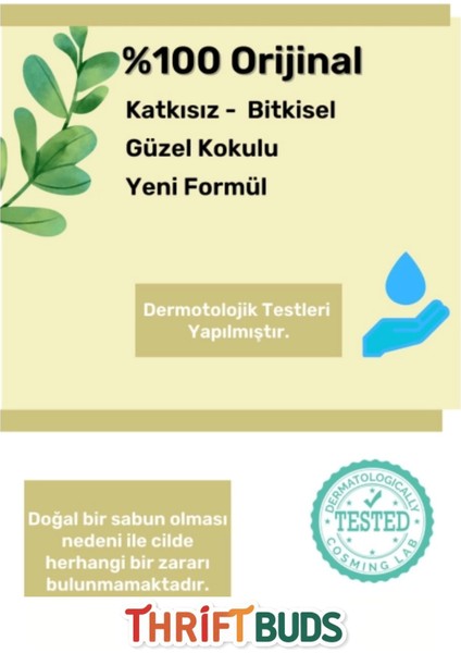 Lüks %100 Doğal Güzel Kokulu El Yüz Saç Ciltvücut Orijinal Termal Bitkisel Kil Sabunu 100G - 1 Adet fiyatları