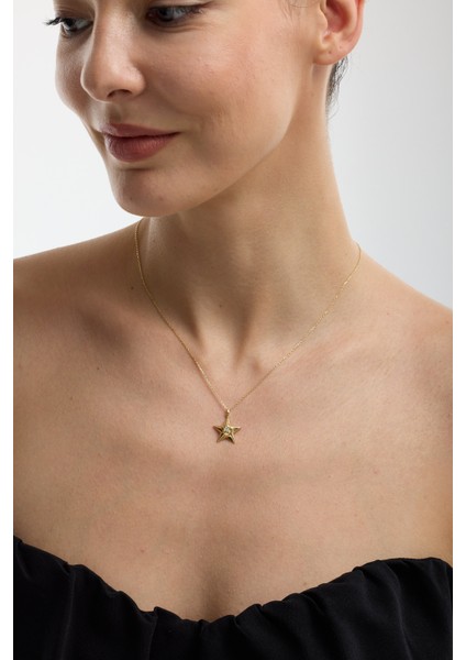 14 Ayar Altın Yıldız Kolye fiyatları